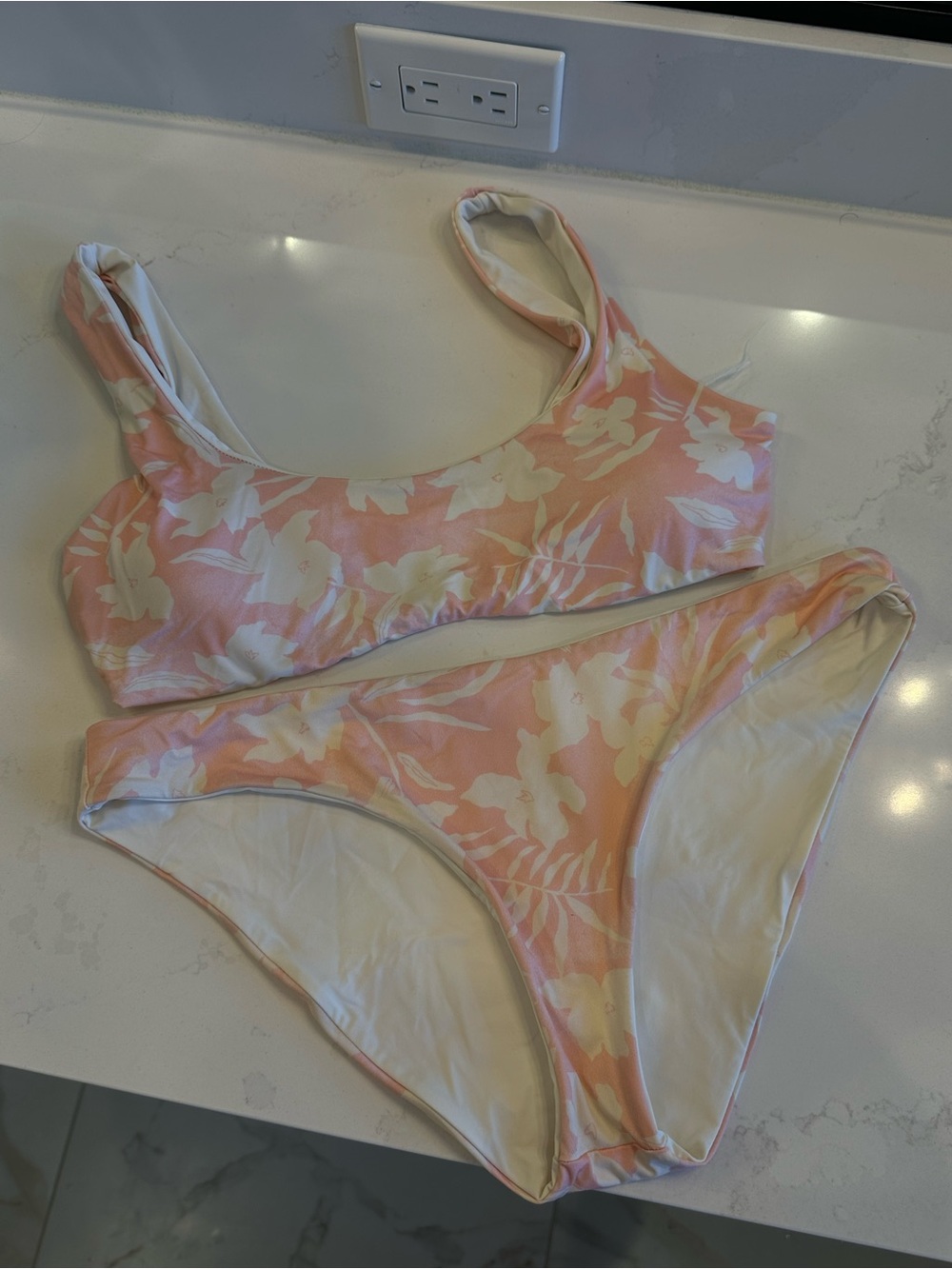 l*space Pink Floral Bikini Set
